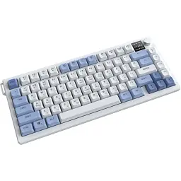 Клавіатура Ajazz AF82 Wireless/Bluetooth/USB UA Black/White (AF82-BW) - мініатюра 4
