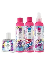 Дитячий парфумерно-косметичний набір Avon «Love» (shmp/con/200 ml + sh/gel/200 ml + cologne/30 ml + h/spray'200ml) - мініатюра 1