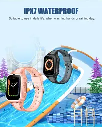 Смарт годинник-телефон дитячі Wonlex CT21 з відеодзвінком WI-FI GPS SIM-карта Pink (18556) - мініатюра 8