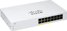 Комутатор мережевий Cisco CBS110-16PP-EU