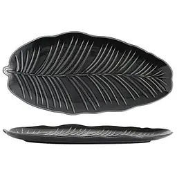 Блюдо Limited Edition LEAF BLACK 30 x 16.8 см (B010751)