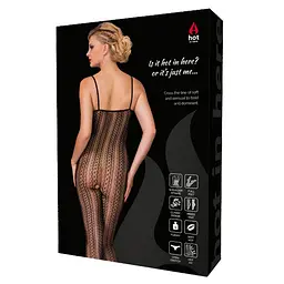 Бодистокінг Hot in Here Cross The Line, S/M/L (чорний) - мініатюра 4