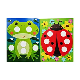 Розвиваюча книжка з наклейками "Кіт" 403945 для найменших - мініатюра 3