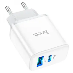 Зарядний пристрій Hoco C105A Stage 1Type-C і 1 USB PD20W QC3.0 3A
