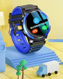 Дитячий смарт годинник FA56 4G LTE з GPS трекером, SIM-картою, відеозв'язком, камерою, прослуховуванням, Wi-Fi, геозоною та кнопкою SOS Чорний - мініатюра 5