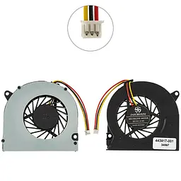 Вентилятор для ноутбука HP COMPAQ 540, 541, 550, NC6320, 6510B, 6515B, 6520S, та ін. (DFB451005M20T / UDQFRPH55C1N)
