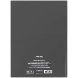 Книга записна Axent A4 One color, 96 аркушів клітинка, сірий (8426-4-A) - мініатюра 5