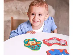 Бебі Пазли VLADI TOYS "Дитинчата. Зоопарк" VT1106-88 - мініатюра 4
