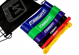 Гумові петлі EasyFit: набір 1-110 кг (6 шт) - мініатюра 3