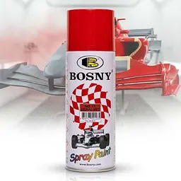 Фарба Акрилова Bosny Спрей 400 мл Червона Насичена Signal Red (№23)