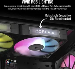Вентилятор Corsair iCUE Link RX120 RGB PWM (CO-9051017-WW) Б/в - мініатюра 10