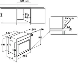 Духовка електрична Whirlpool W7OM44S1PBL - мініатюра 2