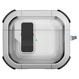 Футляр протиударний Locking Button для навушників Airpods 3 White
