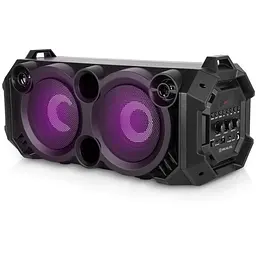 Портативна колонка бумбокс REAL-EL RX751 Boombox 36W Bluetooth TWS, Караоке, RGB, Чорний