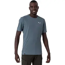 Футболка Salewa Puez Sporty Dry M T-Shirt 50/L Blue - мініатюра 4
