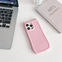Чохол TPU GETMAN Cat with straps для Apple iPhone 14 Pro Max (6.7) Pink - мініатюра 7
