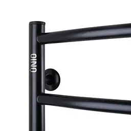 Електрична рушникосушка Unio LD ER 700-500-7 BLK Драбинка Дуга чорна, Чорний матовий, Праве, Електронний - мініатюра 3