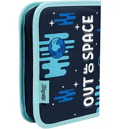 Пенал твердий 1 Вересня HP-04 Out Of Space, 13х21х4 см, синій (533457) - мініатюра 2