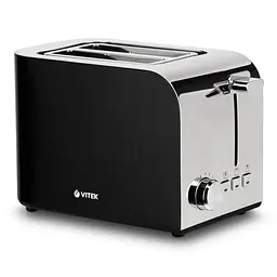 Тостер Vitek 850 Вт, механіка, 2 тости, лоток для крихт - мініатюра 6