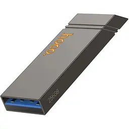 USB флеш накопичувач Hoco UD13 256GB USB 3.2 металевий сірий