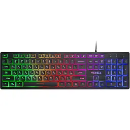 Клавіатура Vinga KB410 Black [128774] - мініатюра 1