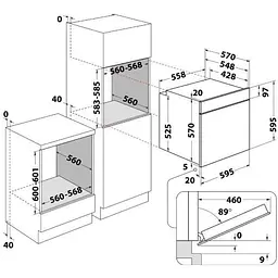Духова шафа Whirlpool OMSK58HU1SX - мініатюра 7