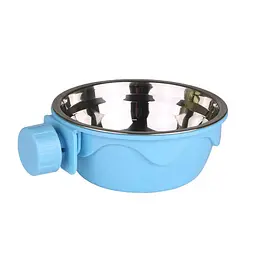 Миска з кріпленням до клітки/вольєру Derby Fixable Pet Bowl, L Блакитний