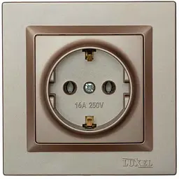 Розетка LUXEL LUXEL з заземленням JAZZ 9204