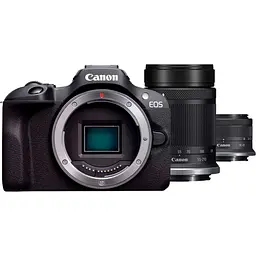 Бездзеркальний фотоапарат Canon EOS R100 Kit RF-S 18-45mm + RF-S 55-210mm IS STM (6052C036) UA [93039]