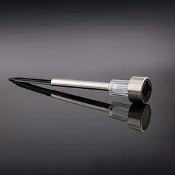 Стовпчик для газону Lumiled Palis сріблястий, набір 12 шт. - мініатюра 4