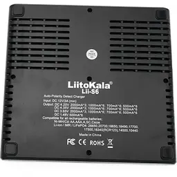 Універсальний зарядний пристрій LiitoKala Lii-S6 EU на 6 каналів + автомобільний кабель - мініатюра 3