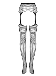 Колготки з імітацією панчох Obsessive Garter S815 S-L чорний - мініатюра 6