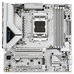 Материнська плата AM5 Gigabyte B850M EAGLE WIFI6E ICE, B850, 4xDDR5, Int.Video (CPU), 4xSATA3, 2xM.2, 1xPCI-E 5.0 x16, 1xPCI-E 3.0 x16, Realtek 7.1, Realtek 2.5GbE, WiFi 6E, Bluetooth 5.3, 7xUSB 3.2 / 8xUSB 2.0, HDMI/2xDP, MicroATX - мініатюра 2