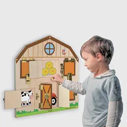 Бізіборд Viga Toys Будиночок на фермі (51627) - мініатюра 3
