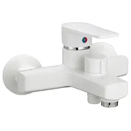 Змішувач для ванни Plamix Leo-009 Euro White (без шланга та лійки) (PM0633)