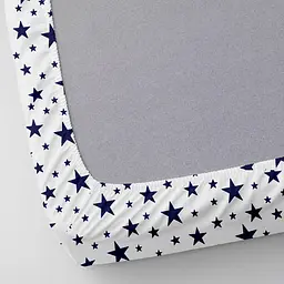 Набір простирадл на резинці Cosas DARK BLUE & STARS 60х120х12 см (SetSheet_DarkBlue_StarWBlue_120x60) - мініатюра 7