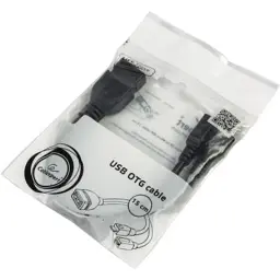 Перехідник OTG USB 2.0 AF to Micro 5P M+F 0.15m Cablexpert (A-OTG-AFBM-04) - мініатюра 2