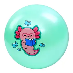 М'яч дитячий "Аксолотль" MS 3736(Turquoise) 9 дюймів, 60 грам