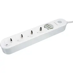 Мережевий фільтр Gelius G-Power GP-PS-001 (4 х розетки 4 х USB) White 2 м - мініатюра 3