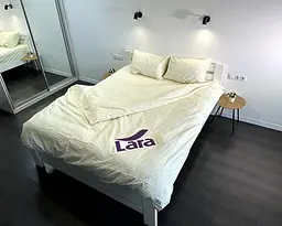 Постільна білизна LARA бязь-страйп Beige d11222e євро - мініатюра 2
