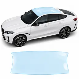 Антигравійна захисна бронеплівка за лекалами для BMW X6 G06 2019-2023 - зона даху
