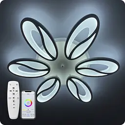 Люстра світлодіодна 517 Dlight 3color з пультом 105Вт Білий (01799) - мініатюра 3