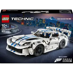 Конструктор LEGO Technic Спортивний автомобіль Dodge Viper GTS-R 805 ел. (42234) - мініатюра 3