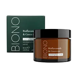 Маска охолоджуюча Bioflavonoids & Green tea Biono 60 мл
