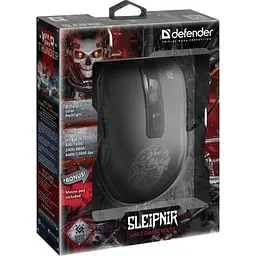 Комп'ютерна мишка Defender Sleipnir GM-927 USB Black+ Килимок (52927) - мініатюра 7