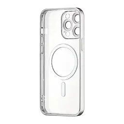 Чохол Ductil Metallic Edge with MagSafe (Protected Camera & Lens) iPhone 14 Pro Max Silver - мініатюра 3