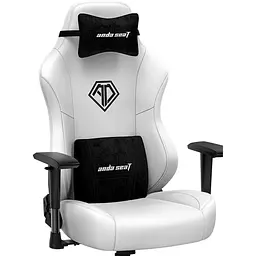 Геймерське крісло Anda Seat Phantom 3 L White (AD18Y-06-W-PV) [108620] - мініатюра 4