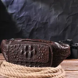 Чоловіча шкіряна сумка Vintage 33,5х14х3 см sum0022408 - мініатюра 5