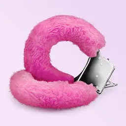 Наручники Crushious Love Cuffs Furry (рожевий) - мініатюра 6