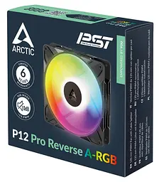 Вентилятор Arctic P12 Pro Reverse A-RGB Чорний (ACFAN00322A) - мініатюра 5